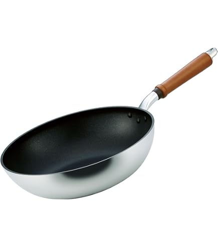 Amazon｜北陸アルミ 中華鍋 28cm 軽量 ガス火 日本製 中華料理 本体